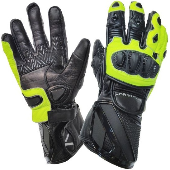 Manusi Moto Adrenaline Lynx Sport Ppe Negru / Fluorescent / Galben Marimea 2XL A0648/20/60/2XL